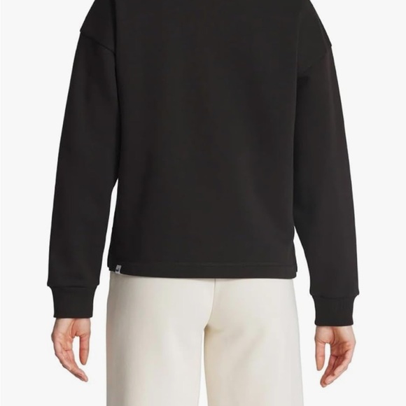 PUMA Women's Fleece Crewneck Sweatshirt Badge size S - Picture 3 of 3